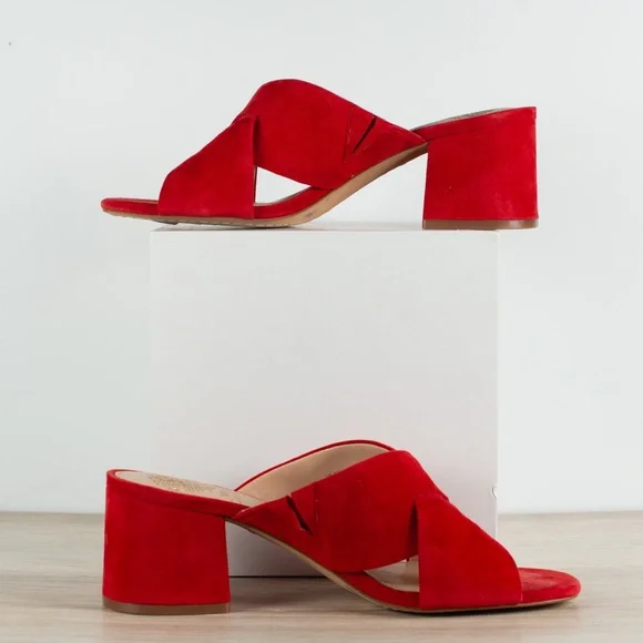 Vince Camuto Stania Suede Sandals - Picture 2 of 16